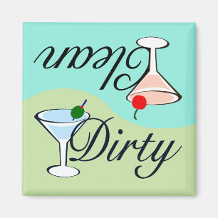Dirty Martini Dishwasher Magnet