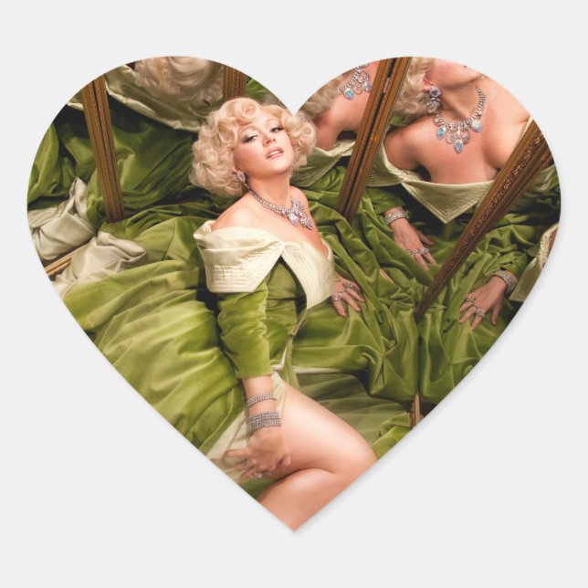 Dirty Martini official heart sticker (Front)