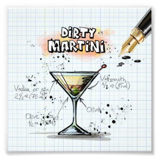 Dirty Martini Photo Print