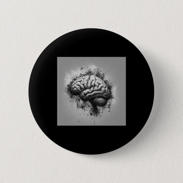 Dirty Mind Sticker  6 Cm Round Badge (Front)