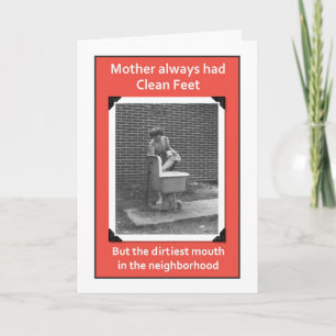 Dirty Mouth Mum Card