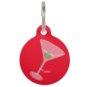 Dirty Olive Martini Thunder_Cove Pet ID Tag