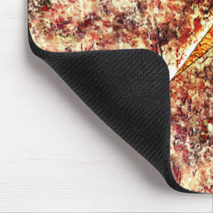 Dirty or rusty disorganised layers on brown marble mouse pad