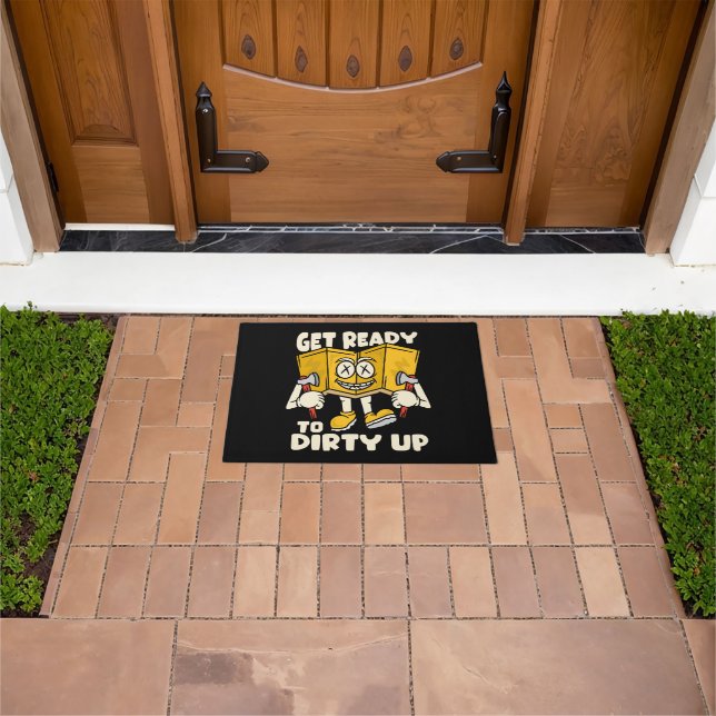 Dirty outdoor - camping funny doormat (Outdoor)