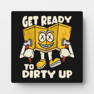 Dirty outdoor - camping funny plaque