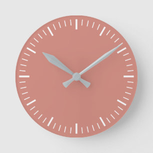 Dirty Pink Wall Clock
