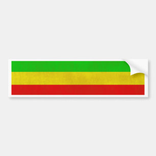 Dirty Rasta Stripes Bumper Sticker