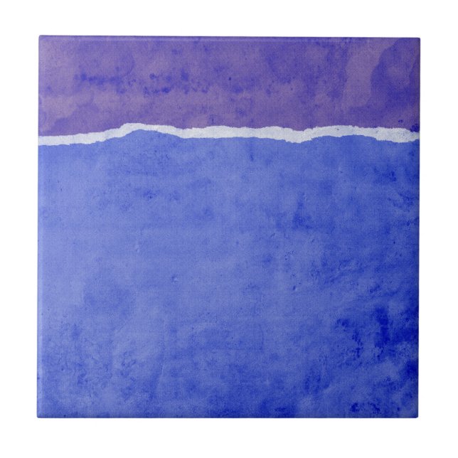 Dirty ripped paper ceramic tile (Front)