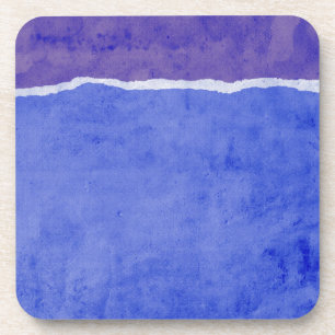 Dirty ripped paper coaster