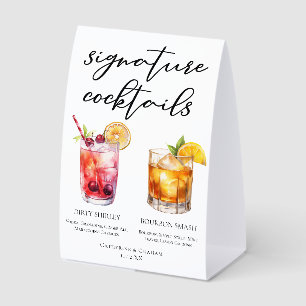 Dirty Shirley Bourbon Smash Signature Cocktails