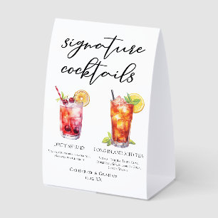 Dirty Shirley Long Island Signature Cocktails Menu