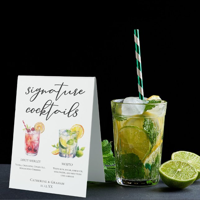 Dirty Shirley Mojito Signature Cocktails Menu (Creator Uploaded)