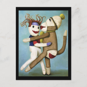 Dirty Socks Dancing The Tango Postcard
