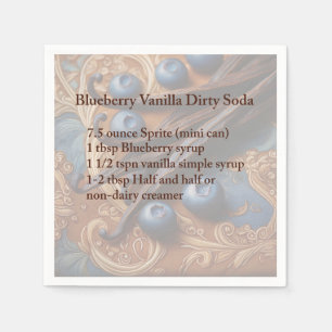 Dirty Soda Blueberry Napkin