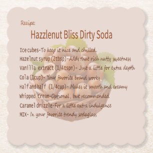 Dirty Soda Hazelnut Bliss Coaster