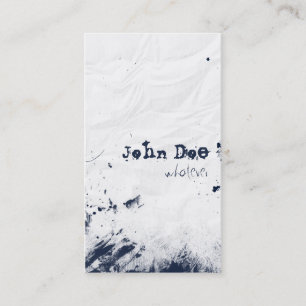 Dirty, Stained & Wrinkled Business Card