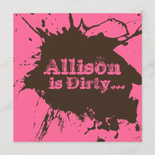 Dirty Thirty - 30th Birthday Party Invitation