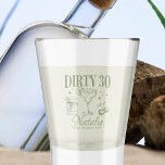 Dirty Thirty 30th Birthday Party Pink Personalised Shot Glass<br><div class="desc">Get the party started in style with our Dirty Thirty 30th Birthday Party Pink Personalised Shot Glass! Designed for the ultimate celebration, this shot glass is the perfect accessory for toasting to thirty years of fabulousness. Whether you're throwing a Dirty 30 birthday bash, a 30th birthday social club gathering, or...</div>