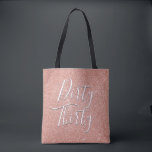 Dirty Thirty Birthday Rose Gold Blush Pink Glitter Tote Bag<br><div class="desc">Dirty Thirty 30th Birthday Party Faux Sparkle and Glitter Rose Gold Blush Pink Party Bag which are perfect for a Rose Gold or Blush Pink Birthday Party. This party bag is perfect for a Thirtieth Birthday Party. The year can also be changed on this can cooler.</div>