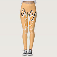 Dirty thirty orange white simple retro birthday ad