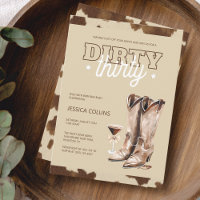 Dirty Thirty Western Country 30th Birthday Party