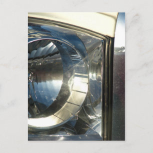 Dirty Truck Headlight Postcard