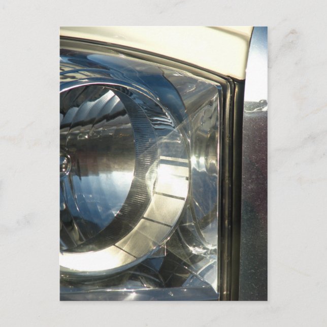 Dirty Truck Headlight Postcard (Front)