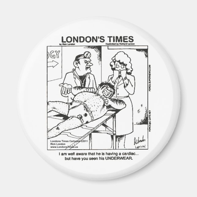 Dirty Underwear & Hospitals Funny Gifts & Tees Magnet (Front)