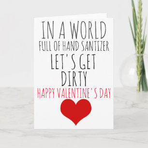 Dirty Valentines Day Card - Quarantine Valentines