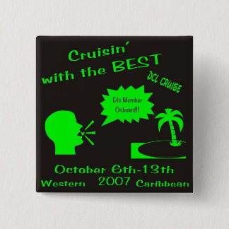 dis boards pin11 15 cm square badge