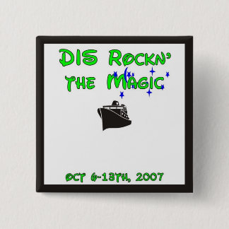 dis boards pin14-customise this one! 15 cm square badge
