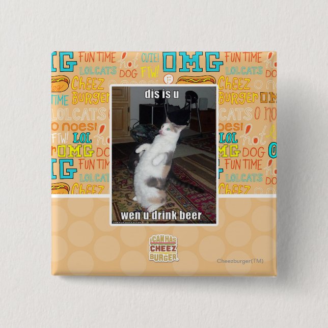 dis is u 15 cm square badge (Front)