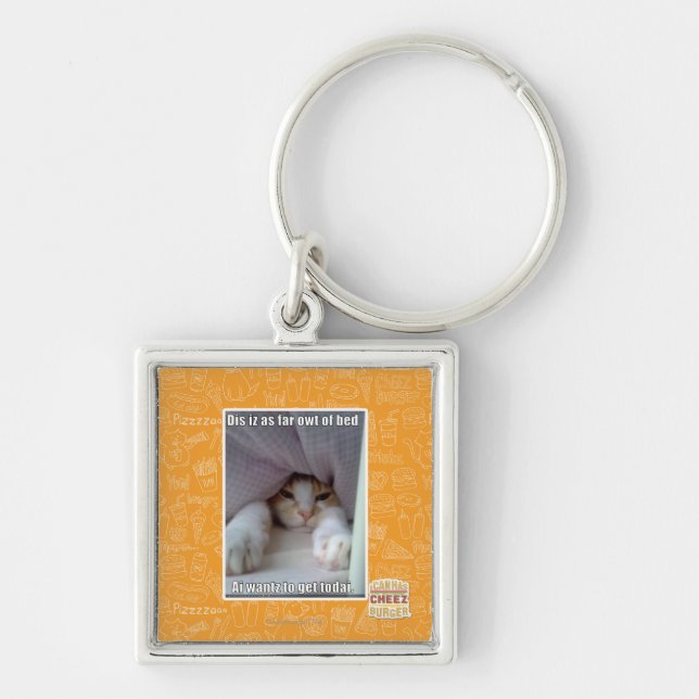 Dis iz as far owt of bed.. key ring (Front)