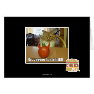 Dis veggee haz the EBIL
