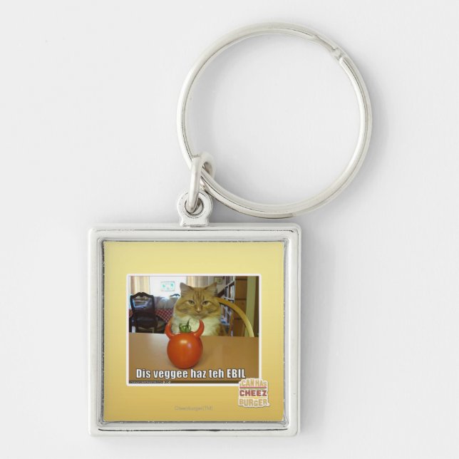 Dis veggee haz the EBIL Key Ring (Front)