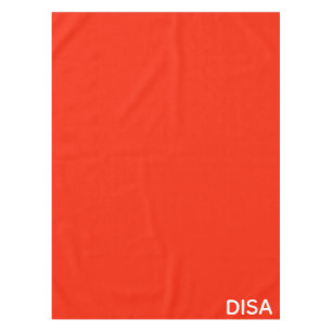 Disa Red colour name Tablecloth