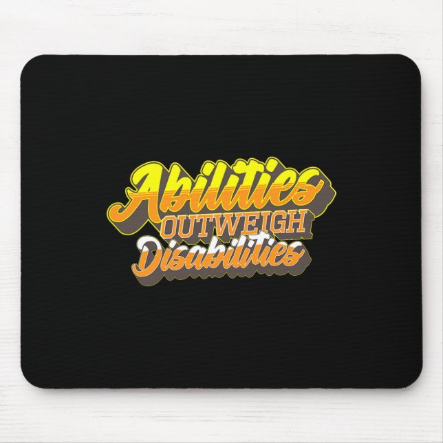 Disabilities World Down Syndrome Day  Women Kids Mouse Pad (Front)