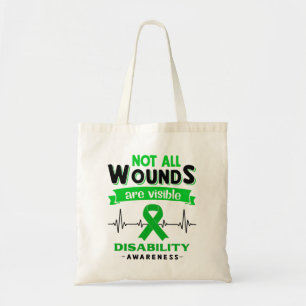 Disability Awareness Month Ribbon Gifts Tote Bag