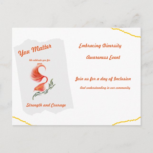 Disability awareness Postcard (Front)