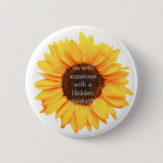Disability awareness sunflower badge