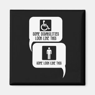 Disability BiPolar Autism Awareness Some look like Magnet