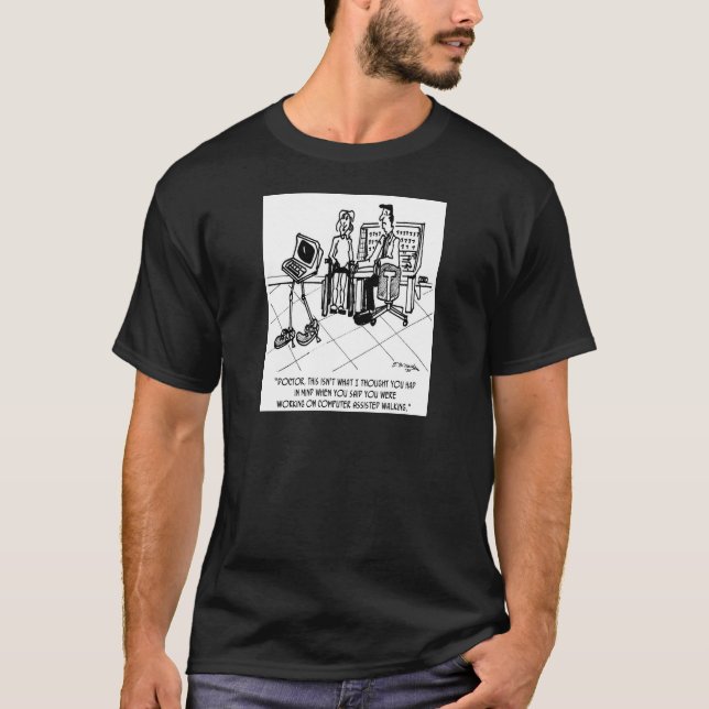 Disability Cartoon 1795 T-Shirt (Front)