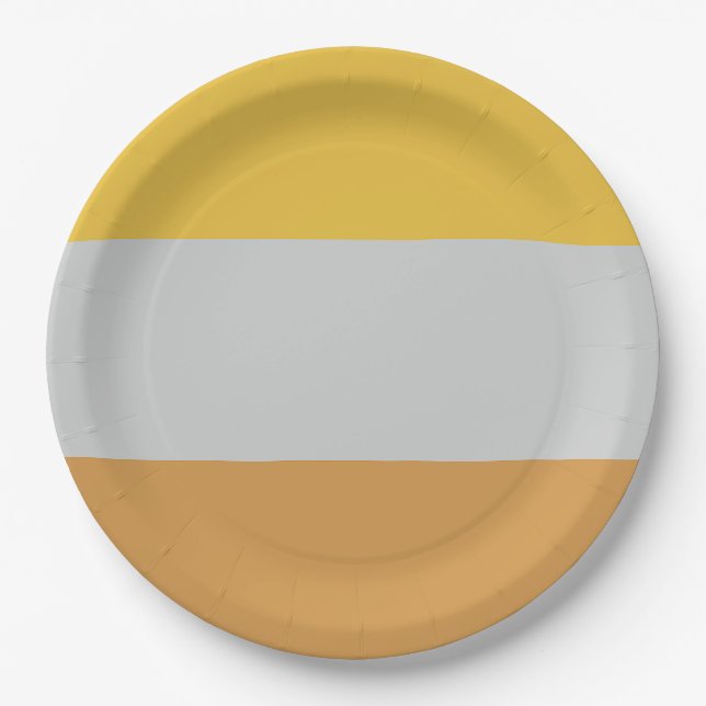 Disability Flag Paper Plate (Front)