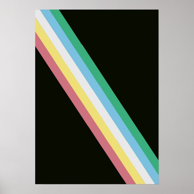 Disability Flag Poster For Disability Pride (Front)