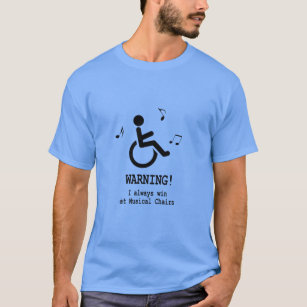 Disability Humour - Handicap Wheelchair Funny Hood T-Shirt
