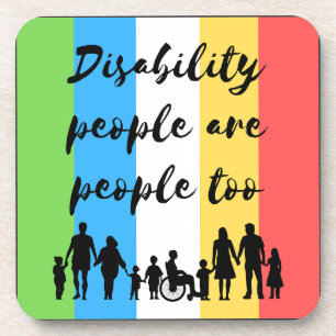 disability people are people too coaster
