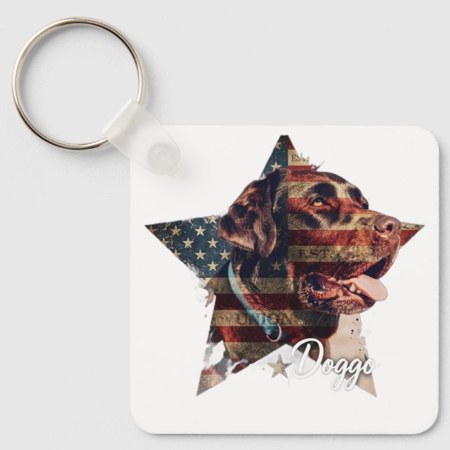 Disability Pride day dog lovers  Key Ring (Front)
