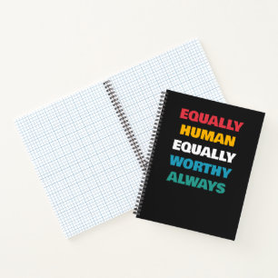 Disability Pride Equally Human Custom Template Not Notebook