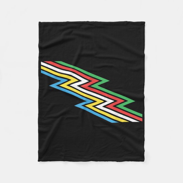 Disability Pride Flag July Disabled Pride Month Aw Fleece Blanket (Front)