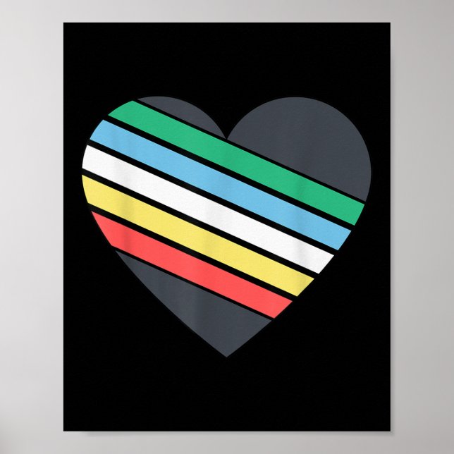 Disability Pride Flag July Disabled Pride Month Aw Poster (Front)